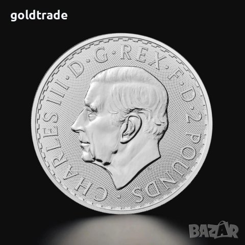 1 унция сребърна монета Британия 2023