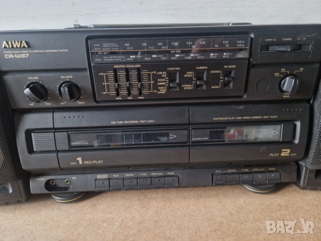 Aiwa ca w37z, снимка 3 - Радиокасетофони, транзистори - 52882069