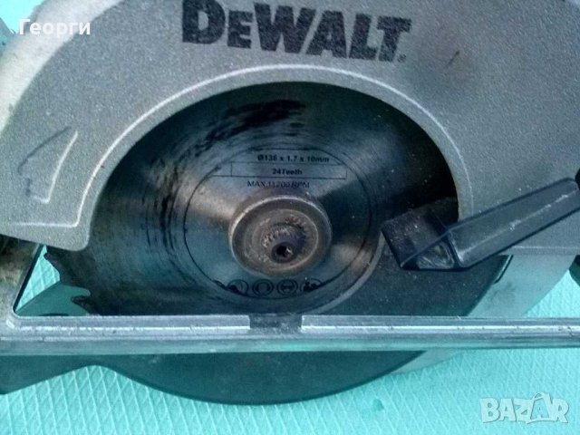 DeWALT 14.4V ръчен циркуляр тяло/боди, снимка 2 - Други инструменти - 39597959
