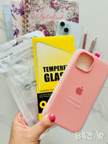 iPhone case - силиконов кейс и протектор за iPhone 11-17, снимка 11 - Калъфи, кейсове - 52976394