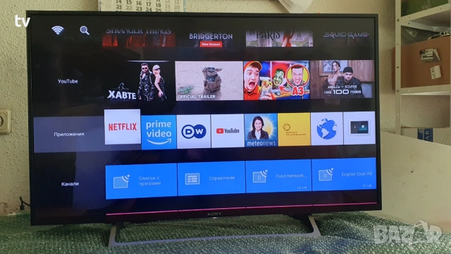 Sony 43 инча Сони 4K LED Smart HDR WiFi смарт лед - с нова подсветка!