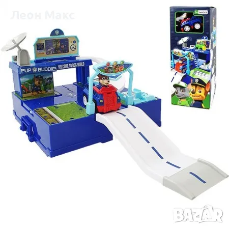 Паркинг станция Пес Патрул Paw patrol, снимка 3 - Коли, камиони, мотори, писти - 48384912