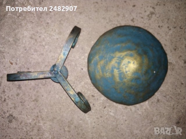 Стар антикварен свещник, снимка 7 - Други - 41525002