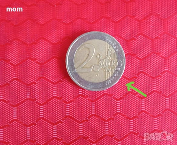 Без отличителен воден знак. 2 евро Германска монета 2004., снимка 2 - Нумизматика и бонистика - 53849008
