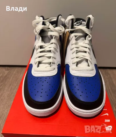 Обувки Nike Court Vision Mid NN AF сини, снимка 2 - Ежедневни обувки - 48523247