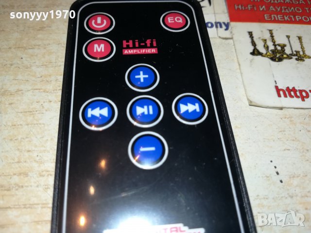 HI-FI AMPLIFIER REMOTE 1211212100, снимка 4 - Други - 34786612