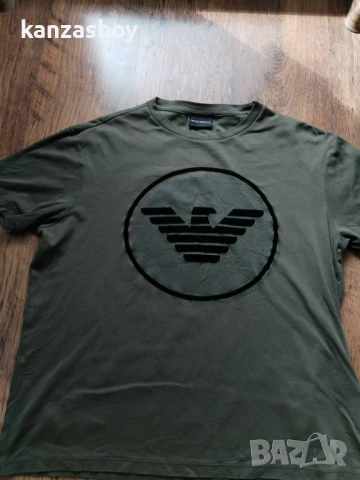 emporio armani - страхотна мъжка тениска ХЛ, снимка 5 - Тениски - 50463616