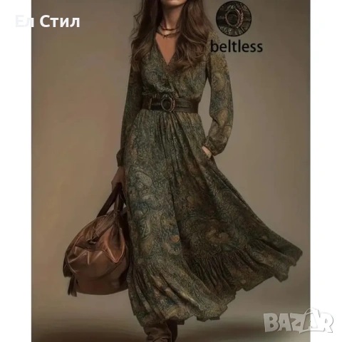 💕Дамска дълга рокля., снимка 2 - Рокли - 53560284