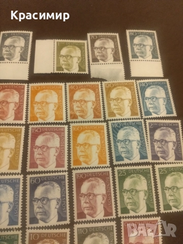 Пощенски марки ГФР . MNH , снимка 5 - Филателия - 52044699