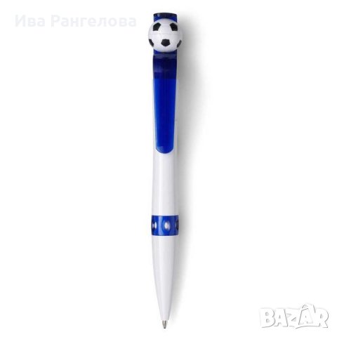 Химикалка с въртяща се футболна топка * 10 бр, снимка 1 - Ученически пособия, канцеларски материали - 40145979