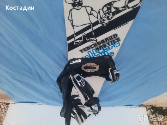 Сноуборд Elan Hostile PSH 141см. с автомати , снимка 4 - Зимни спортове - 53013638