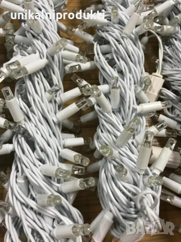 Коледна външна LED завеса 3м, флаш ефект, водоустойчива IP65, снимка 2 - Лед осветление - 52261510