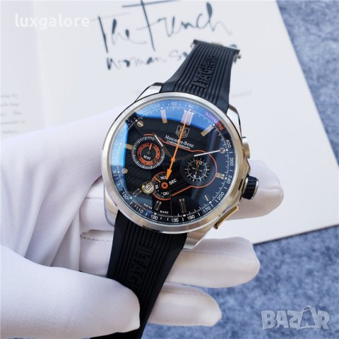 Мъжки часовник TAG Heuer Grand Carrera Mercedes Benz SLS с кварцов механизъм, снимка 5 - Мъжки - 37048556