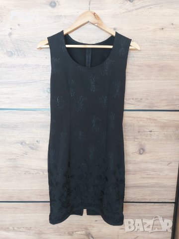 Нови малки ефирни рокли 3 броя черни и синя размер S памук ITALY, снимка 8 - Рокли - 39646124