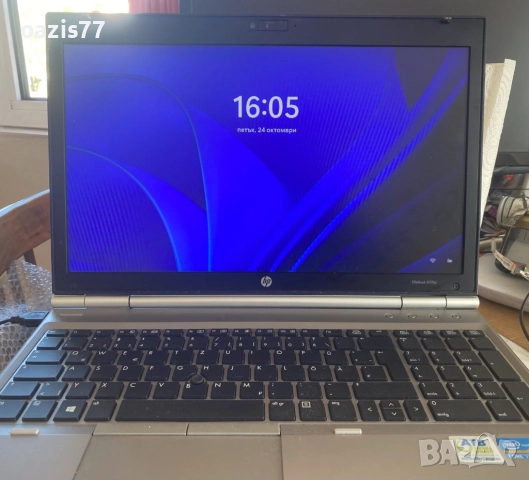 Лаптоп HP 8570 proc i7 3520  2x2,9 ghz turbo 3,6 ghz SSD 128 gb RAM 12 gb OFFICE инстал. WIN  11, снимка 2 - Лаптопи за работа - 52168615