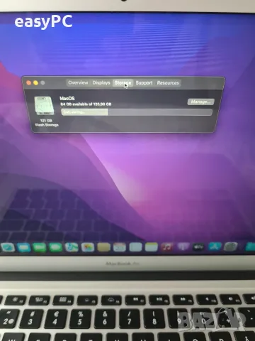 Apple Macbook Air A1466 Early 2015 Intel Core i5-5250U, 8GB, LPDDR3, SSD 128GB , снимка 11 - Лаптопи за работа - 55784773