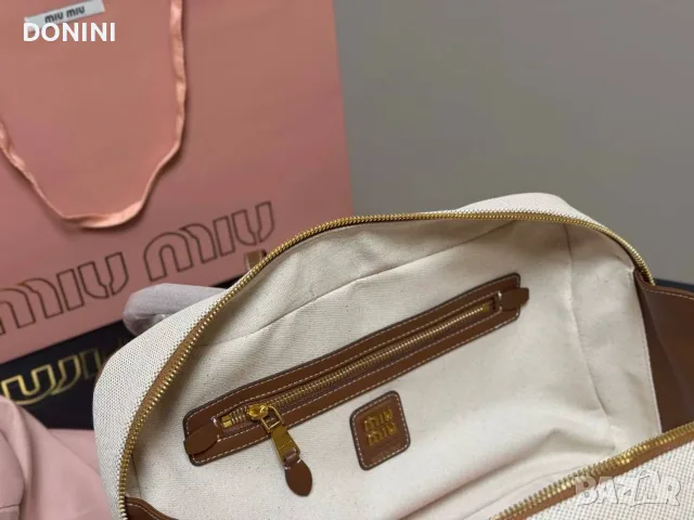 Miu Miu Beau дамска чанта от естествена кожа, снимка 4 - Чанти - 55891817