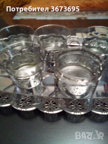 Сервиз за кафе с поднос, снимка 1