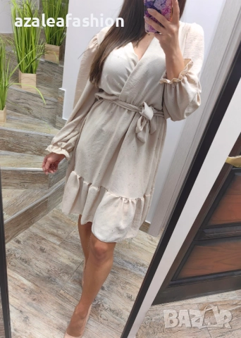 Дамска рокля с блясък, снимка 2 - Рокли - 52771429