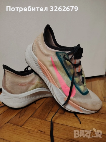 Nike Zoom Fly Barely Rose оригинални размер 38, снимка 8 - Маратонки - 52859677