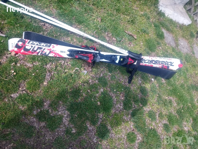 Два броя ски: "Росиньол" (146 см.) и "Саломон" (140 см.) каска "Рокси" , снимка 3 - Зимни спортове - 53755070