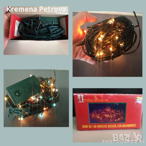 Коледна украса - лампички, календар, декорации, коледни звезди, коледни магнити и други, снимка 14 - Декорация за дома - 52591151