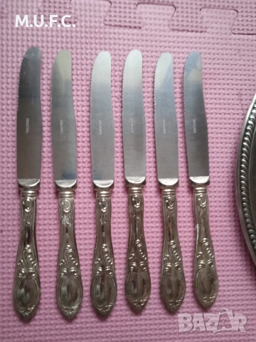 Сребърен поднос F.P.Rogers.1920., снимка 17 - Антикварни и старинни предмети - 53303024