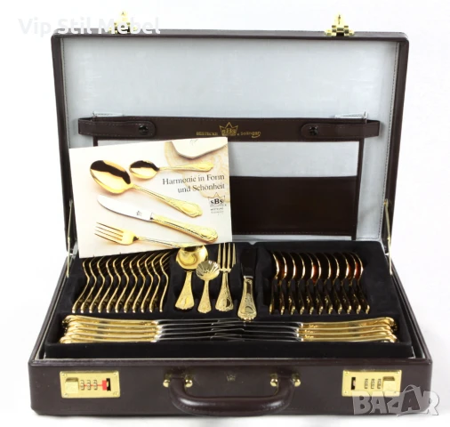 Прибори за хранене Solingen 24k позлата 