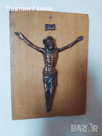 Стар кръст , Исус Христос 27.5х20см, снимка 1 - Антикварни и старинни предмети - 41393706