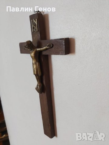 Стар кръст , Исус Христос 25х12.5см, снимка 5 - Други ценни предмети - 41394368