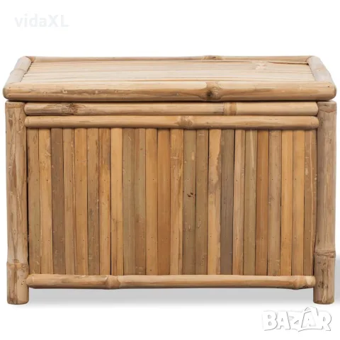 vidaXL Бамбукови кутии за съхранение, 3 броя, снимка 4 - Скринове - 56146446