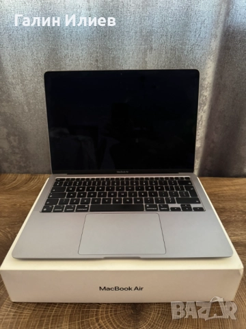 Лаптоп Apple Macbook Air M1 2020 13,3' - 256GB SSD - 8GB RAM - Silver, снимка 3 - Лаптопи за работа - 52851486