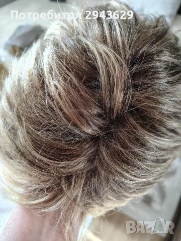 Перука от естествен косъм , снимка 8 - Аксесоари за коса - 50194783