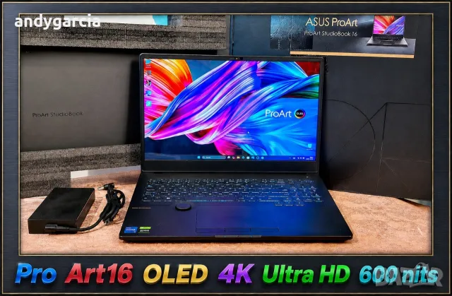 4K Ultra HD OLED/Intel Core i7-11800H/NVidia RTX 3060 6GB/16GB RAM/512GB SSD/ASUS ProArt Studio