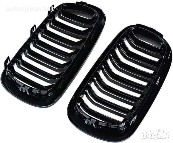 Бъбреци с двойни ребра черен лак за BMW X5 F15, X6, снимка 3 - Аксесоари и консумативи - 56053243