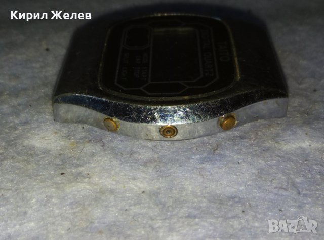 TAITO DIGITAL QUARTZ MADE in HONG KONG КВАРЦОВ ЕЛЕКТРОНЕН ВИНТИДЖ МОДЕЛ ЧАСОВНИК ХОНГ КОНГ 37442, снимка 3 - Мъжки - 42143653