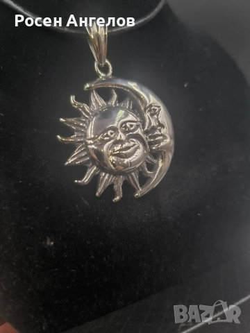 Слънце и Луна, снимка 3 - Колиета, медальони, синджири - 52380612