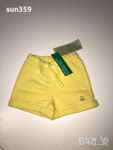 Къси панталони Benetton 68см, снимка 1 - Панталони и долнища за бебе - 39176105