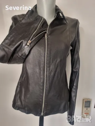 Sisley *Оригинално,естествена кожа яке , снимка 2 - Якета - 48136055
