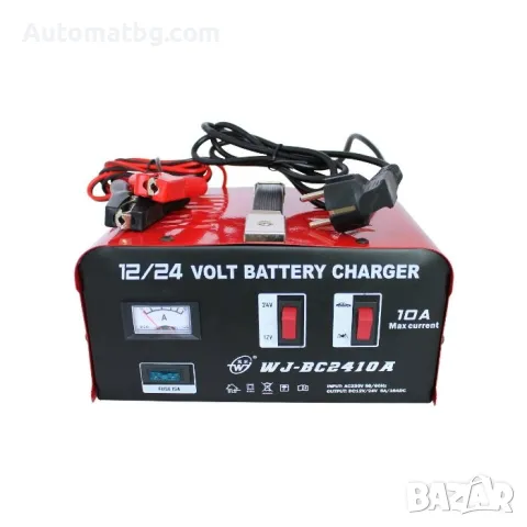 Зарядно за акумулатор Automat, 10А, Метално, 12V-24V