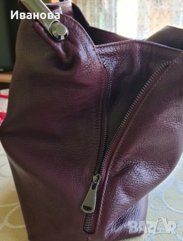 Продава чанта на Vera естествена кожа, снимка 4 - Чанти - 44197130