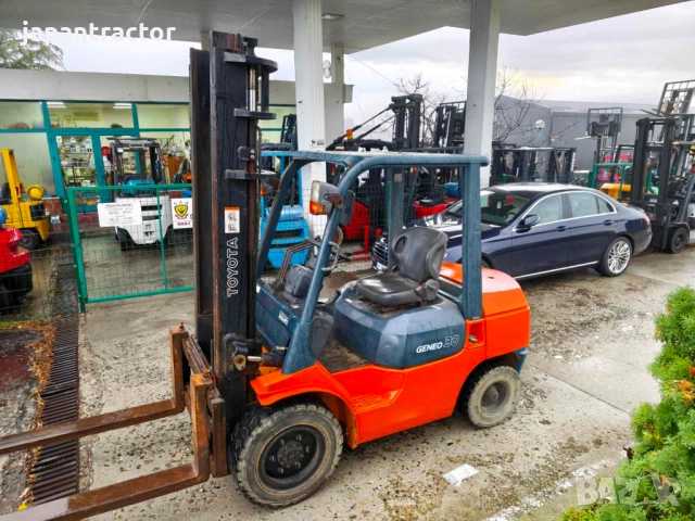 Мотокар Toyota Нов Внос 3 тона, 4метра, Автомат, Изравнител, снимка 4 - Индустриална техника - 52569443