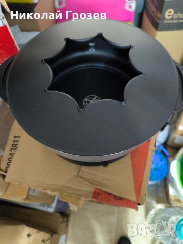 Tefal електрически уок и фондю - нов, черен, снимка 4 - Други - 52209942