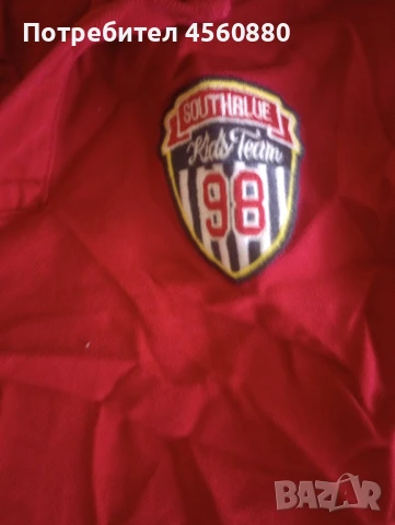 Червена блуза на отбора southblue, снимка 4 - Блузи - 51325632