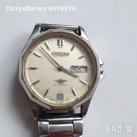 Мъжки часовник Citizen automatic 21j, снимка 2 - Антикварни и старинни предмети - 52503766