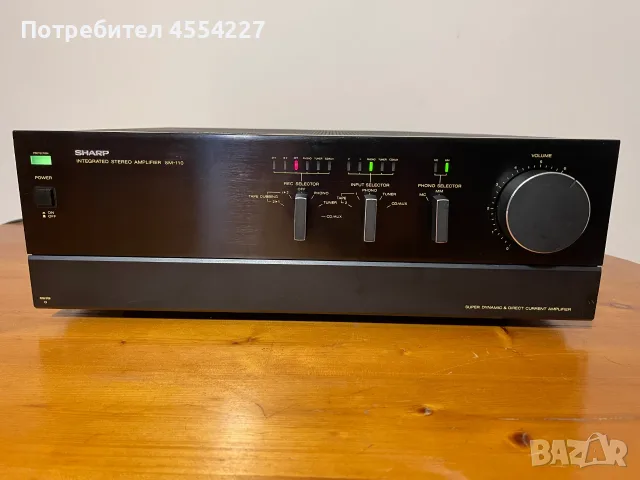 Усилвател SHARP SM-110, снимка 6 - Ресийвъри, усилватели, смесителни пултове - 55780016