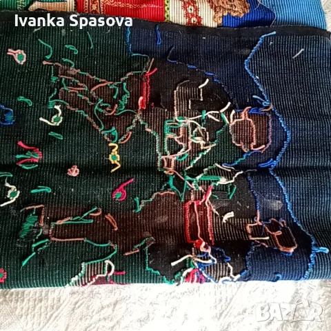 Ръчно тъкан килим, дължина 1 м, ширина 55 см, снимка 6 - Килими - 55740879