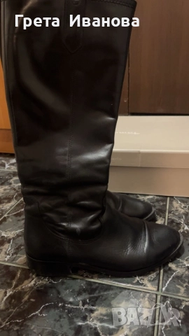 Ботуши от естествена кожа Tamaris