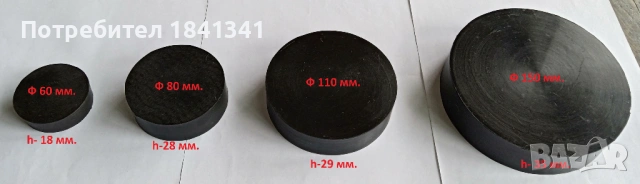 Кръгли плътни гумени тампони универсални, снимка 4 - Части - 53295846