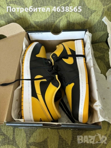 Нови мъжки обувки AIR JORDAN 1 LOW, снимка 12 - Маратонки - 52252896